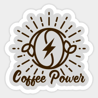 Coffee power Sticker